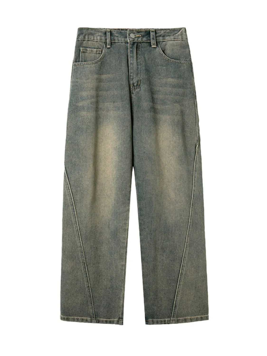 Men's Plus Size Wide Leg Jeans