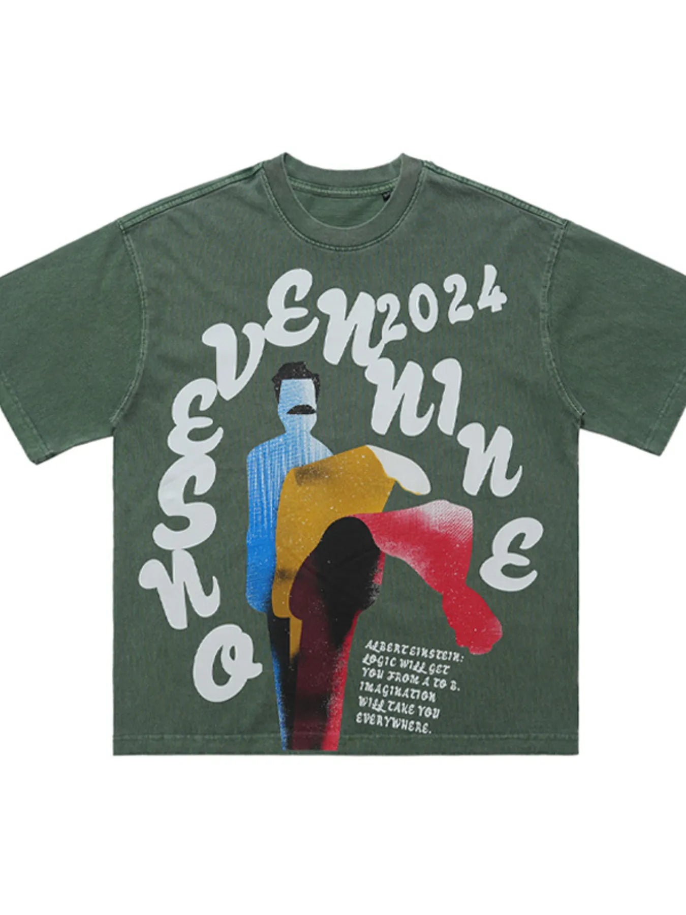 Men's Vintage Graphic Print Oversized T-Shirt