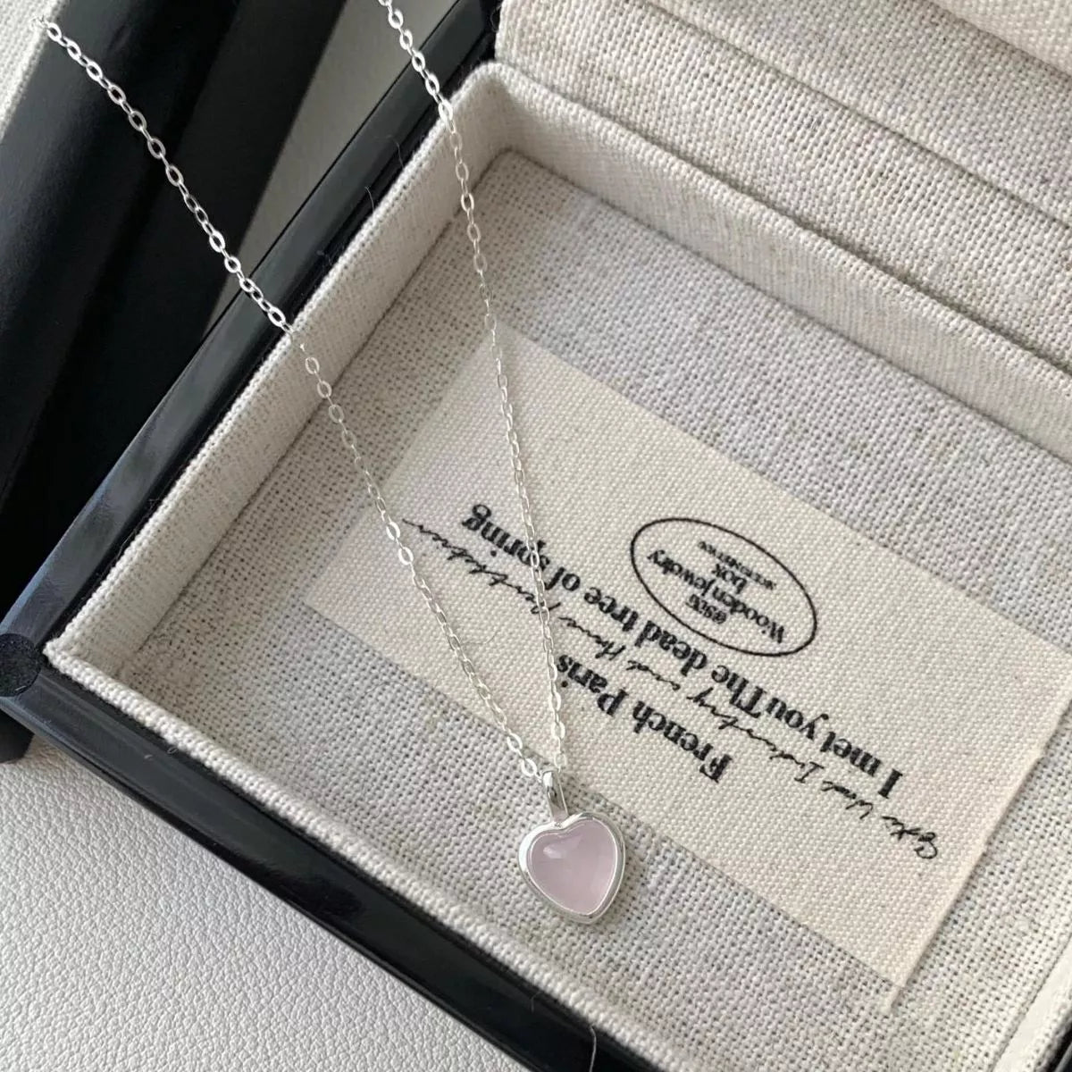 925 Sterling Silver Heart Pendant Necklace