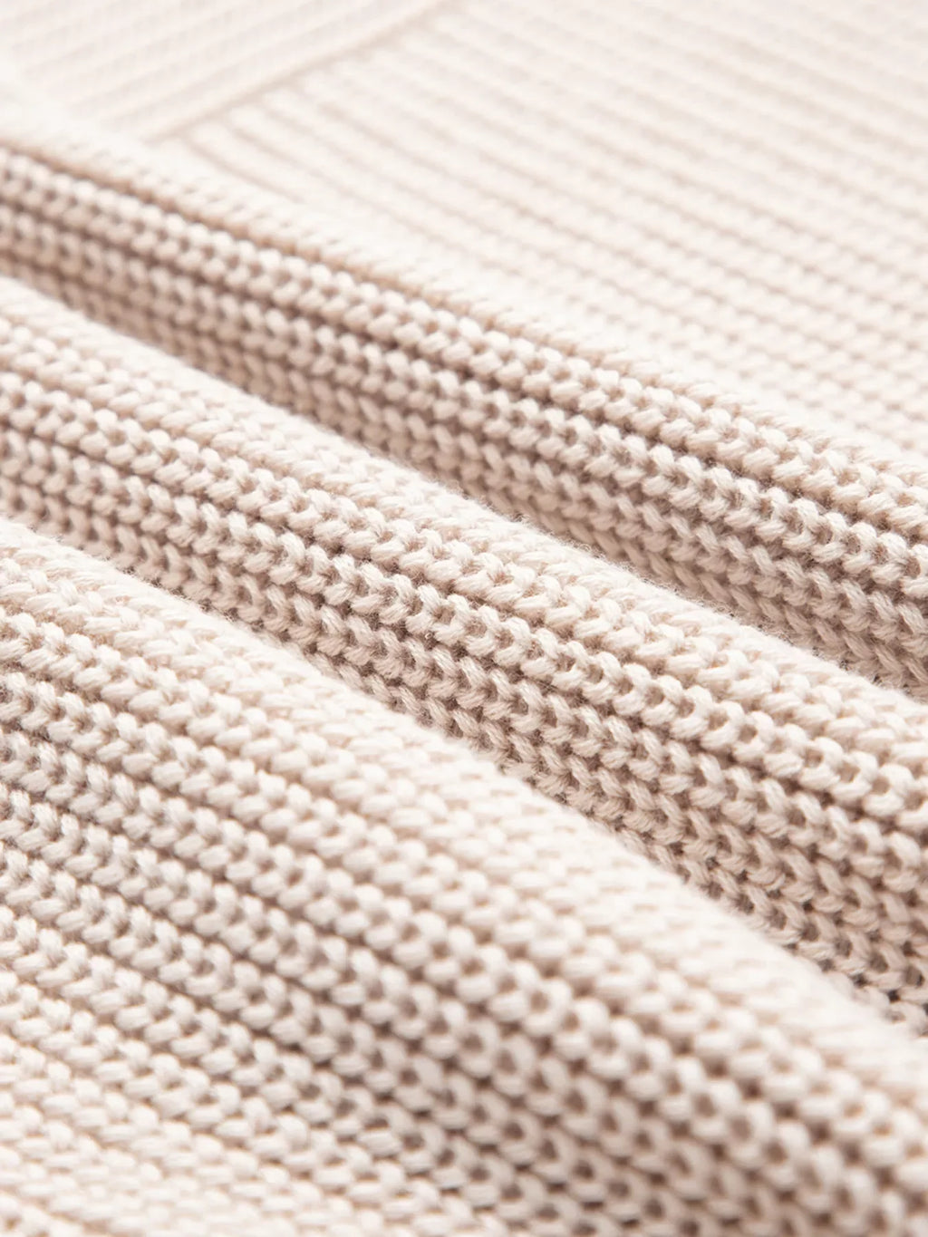 Texture Knitted Dropped Shoulder Sweater