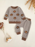 Children's Striped Football Top and Pants Set