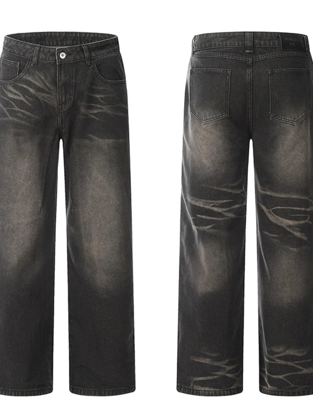 Men's Vintage Wash Loose Fit Jeans