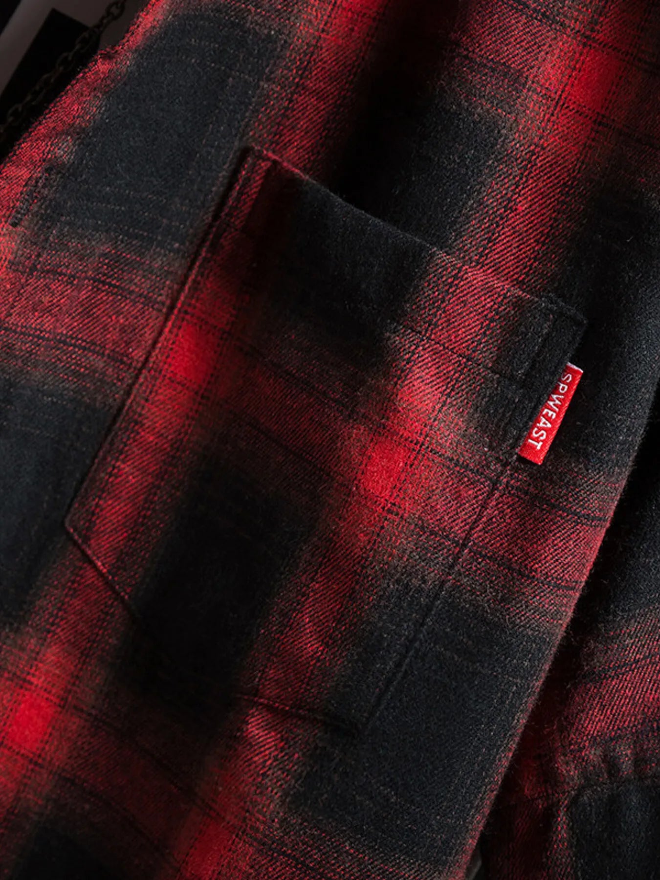 Men's Plus Size Plaid Button Up Short-Sleeve Shirt
