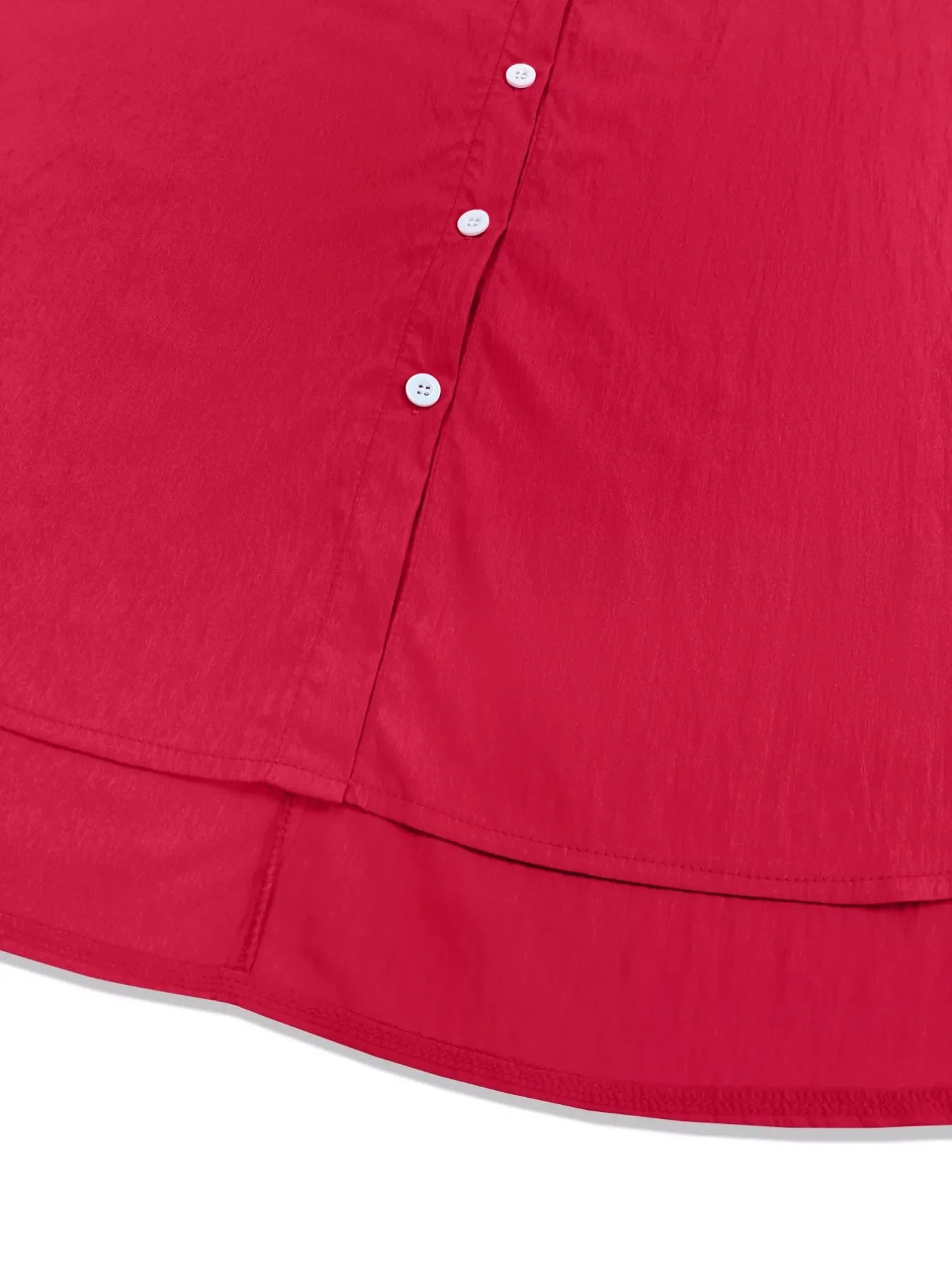 Button Front Shirt and Shorts Set
