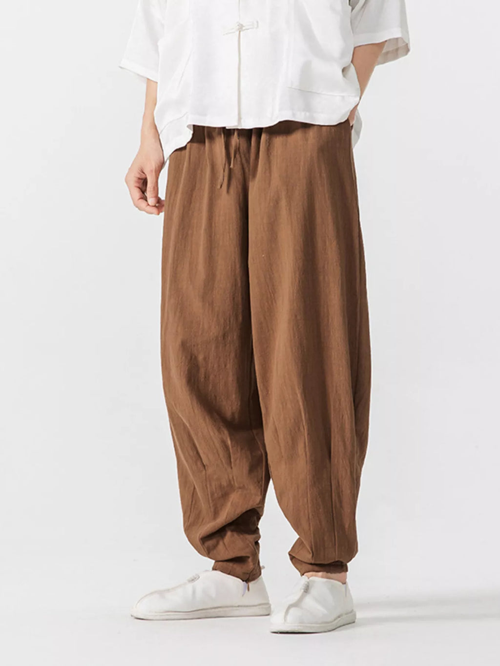 Men's Plus Size Loose Fit Harem Pants