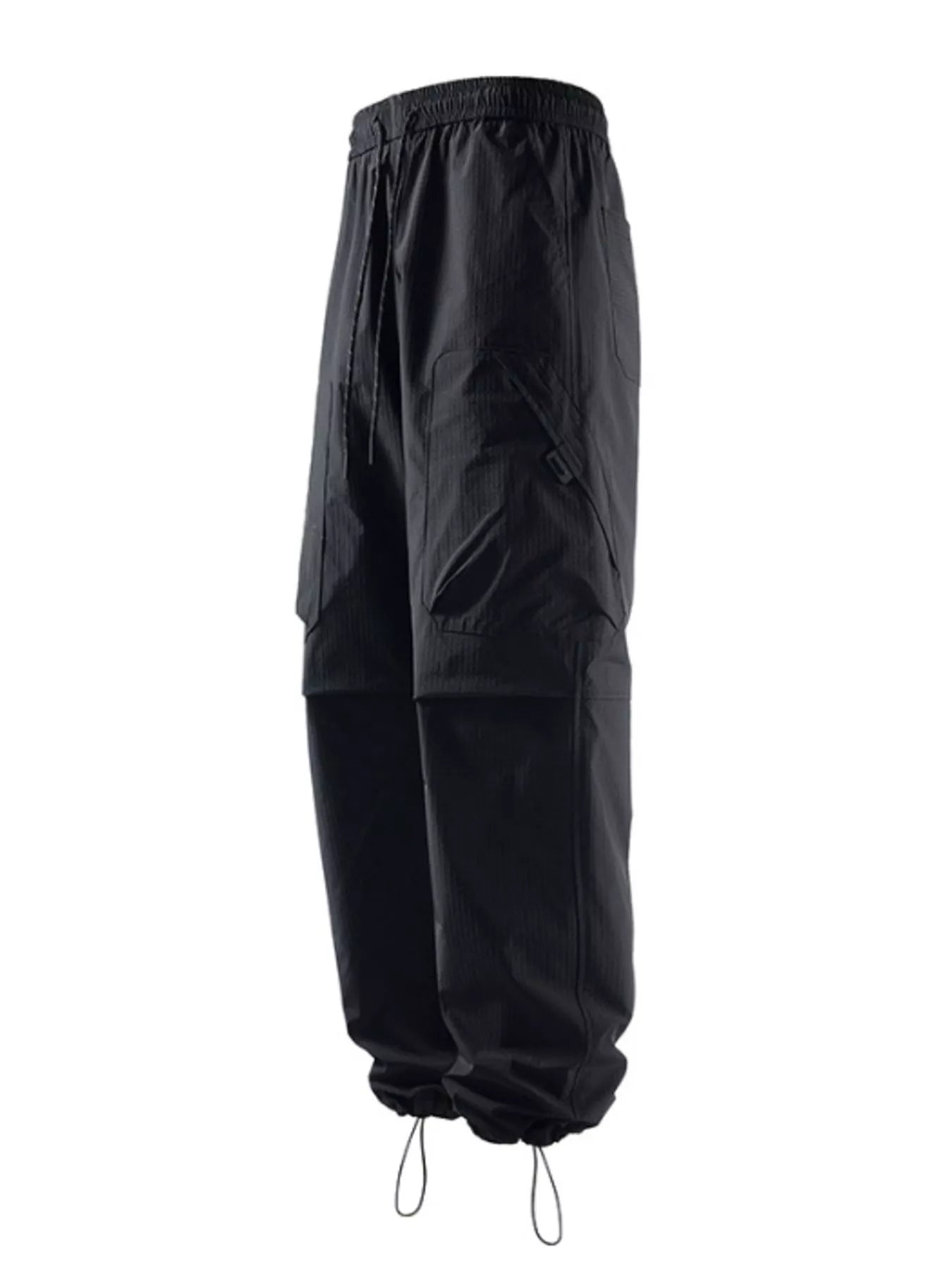 Men's Drawstring Wide Leg Pants