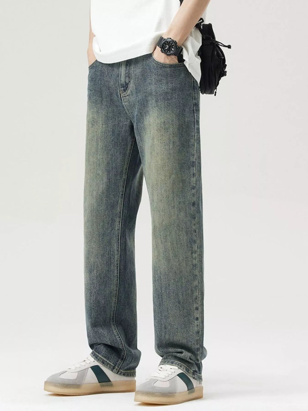 Men's Wide Leg Jeans
