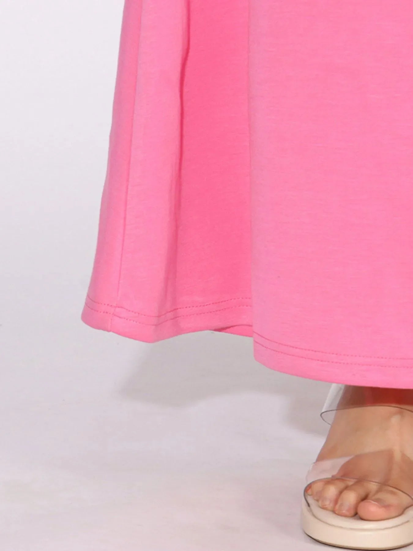 Floral Applique Long Sleeve Maxi Dress