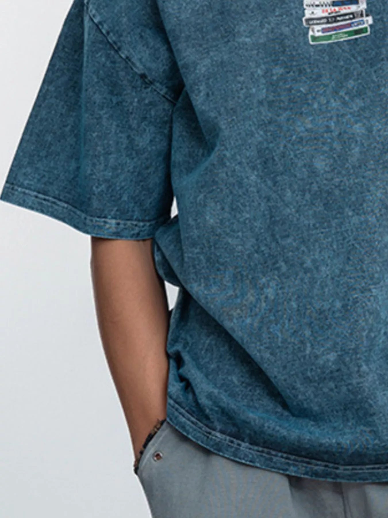 Men's Vintage Washed Cassette Tape Graphic T-Shirt