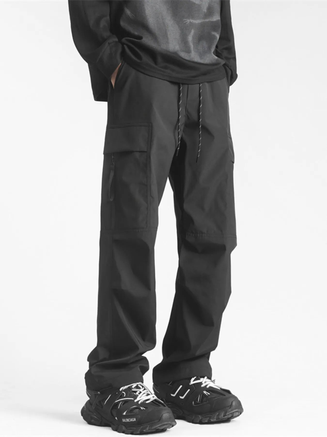 Men's Plus Size Loose Fit Cargo Pants