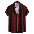 Men's Plus Size Button Up Short Sleeve Shirt