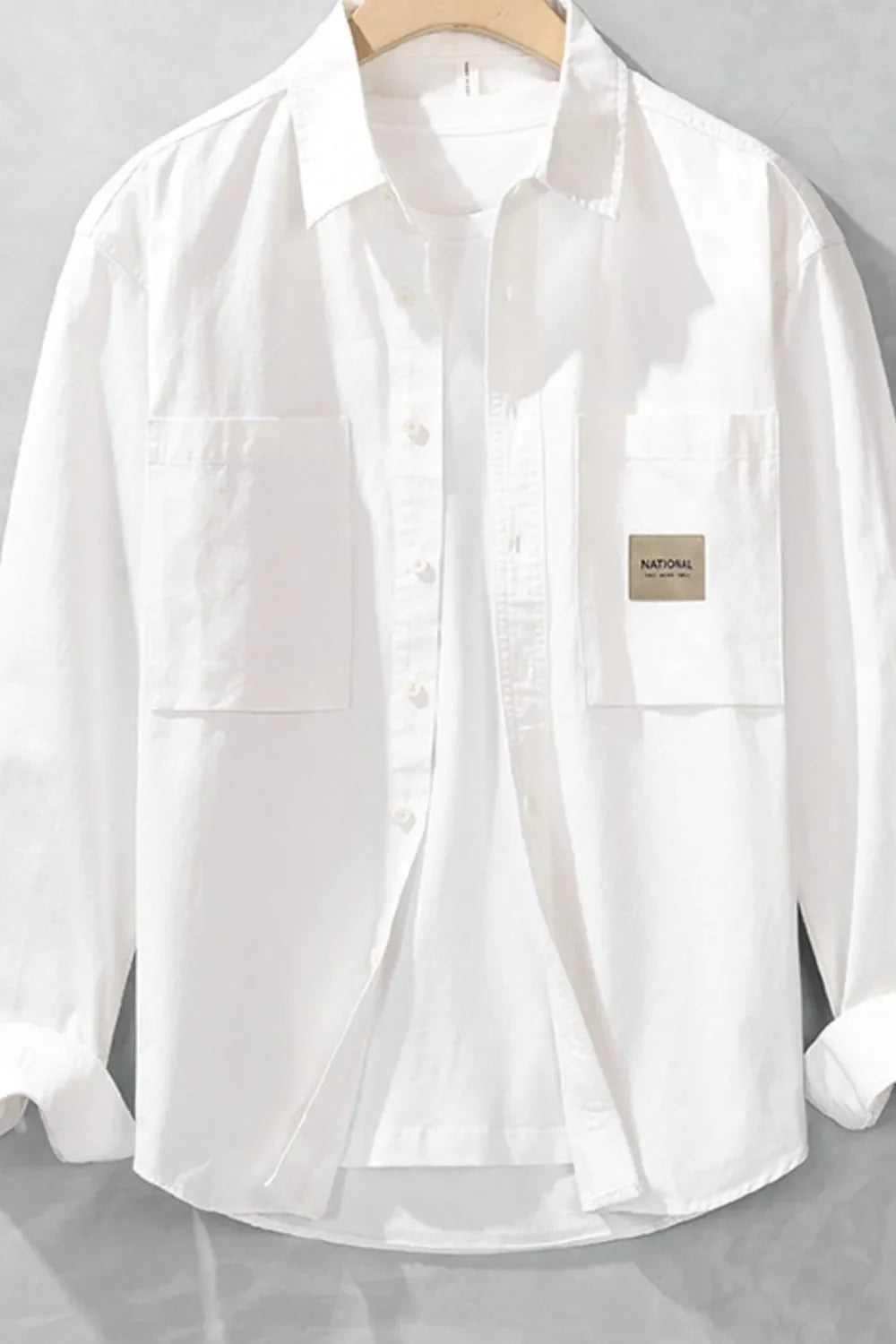 Men's Long Sleeve Button-Up Shirt