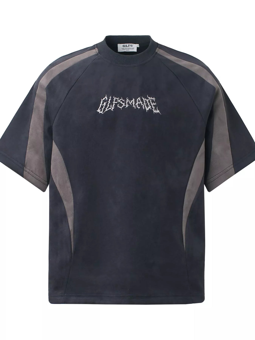 Men's Letter Embroidered Round Neck T-Shirt