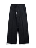 Men's Plus Size Corduroy Wide Leg Drawstring Pants