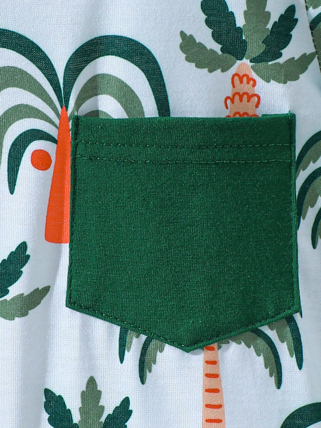 Children's Tropical Print Tee & Shorts Set
