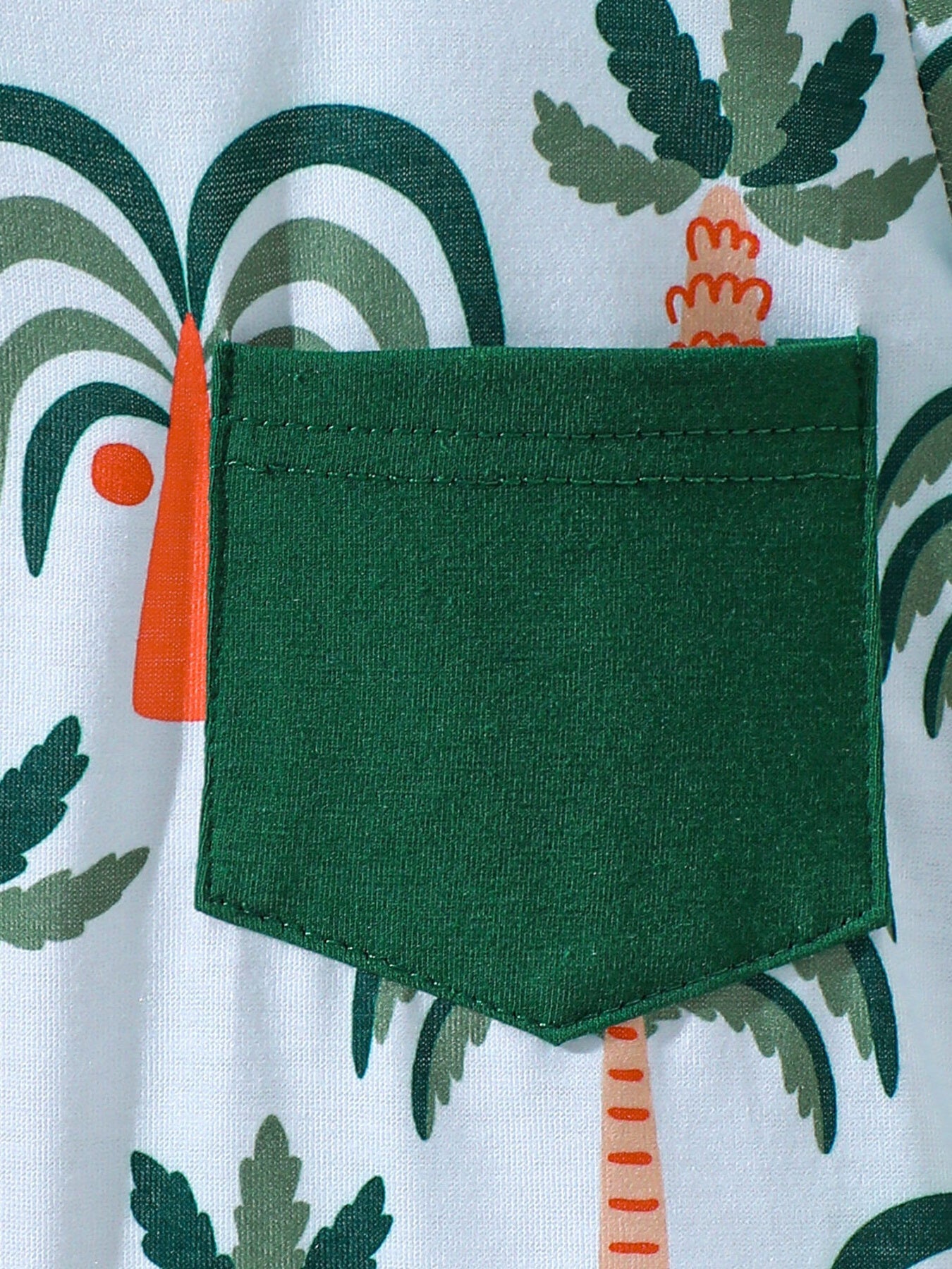 Children's Tropical Print Tee & Shorts Set