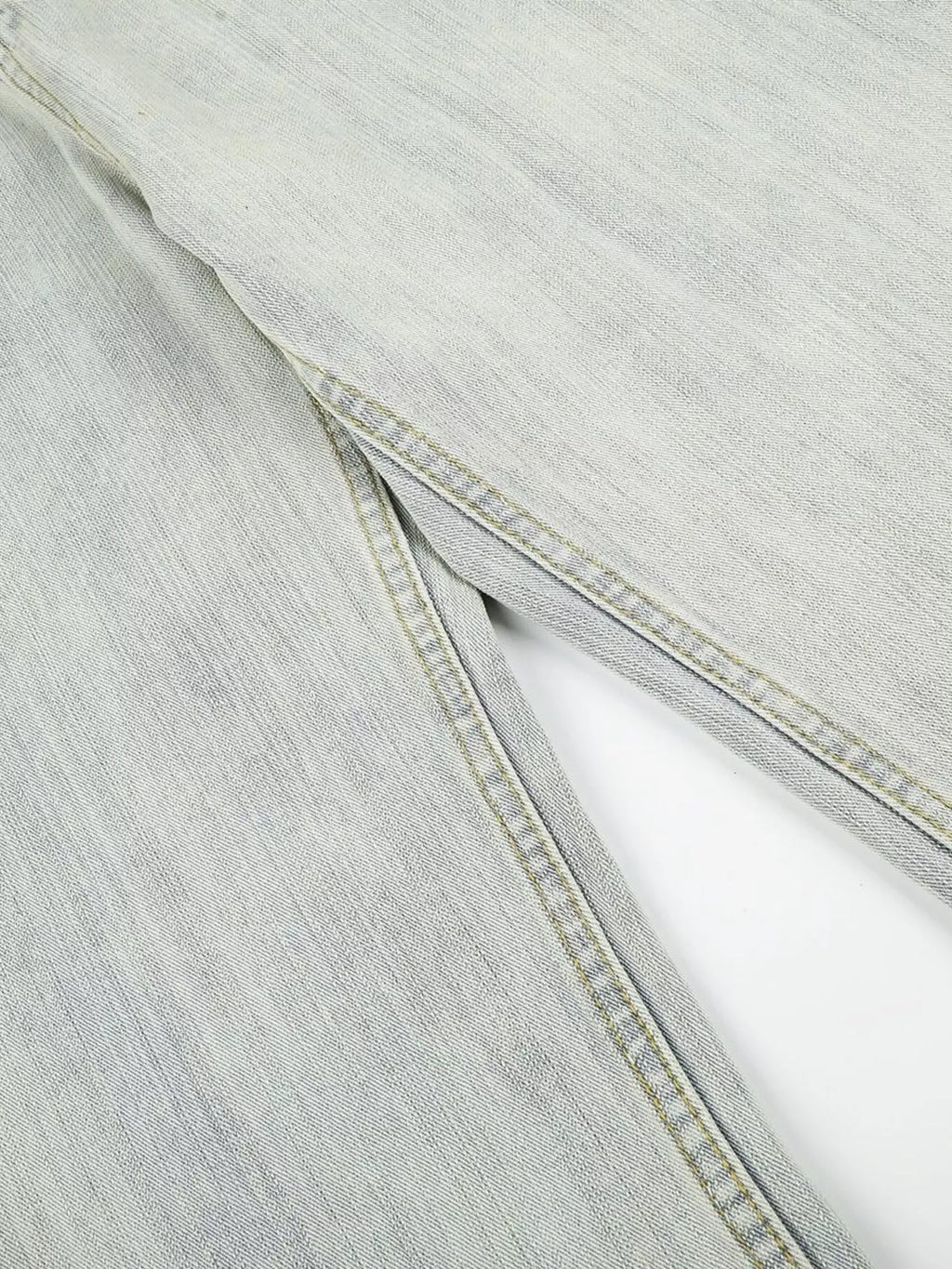 Men's Washed Wide Leg Jeans