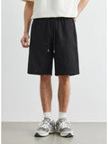 Men's Plus Size Drawstring Pocketed Shorts