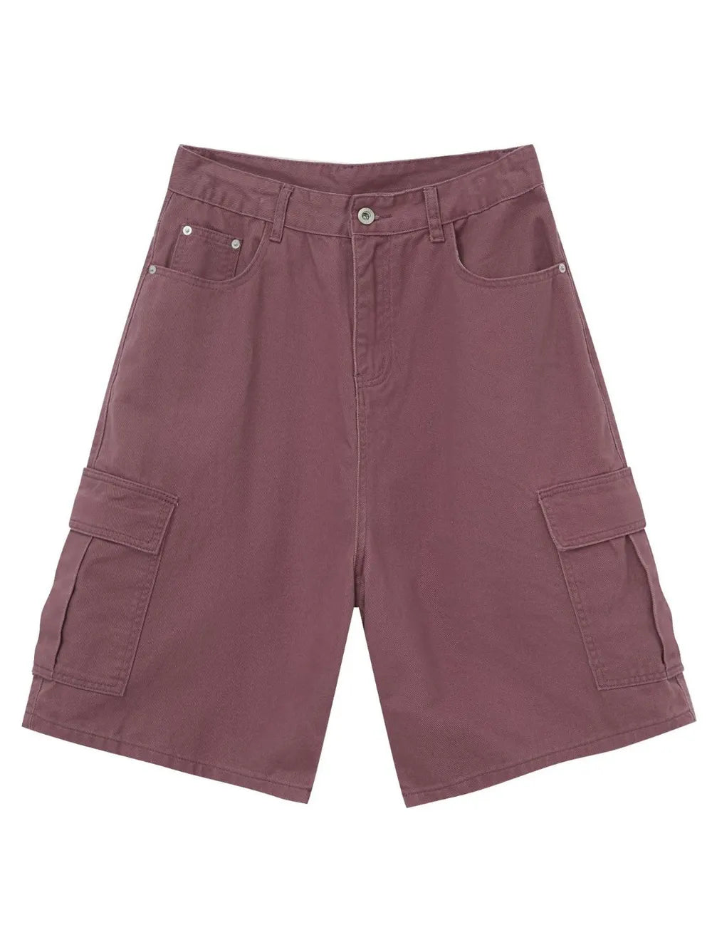 Men's Mid Rise Denim Shorts with Cargo Pockets