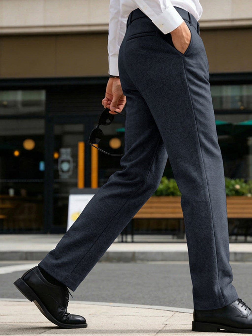 Men's Full Size Classic Fit Dress Pants Plus Size