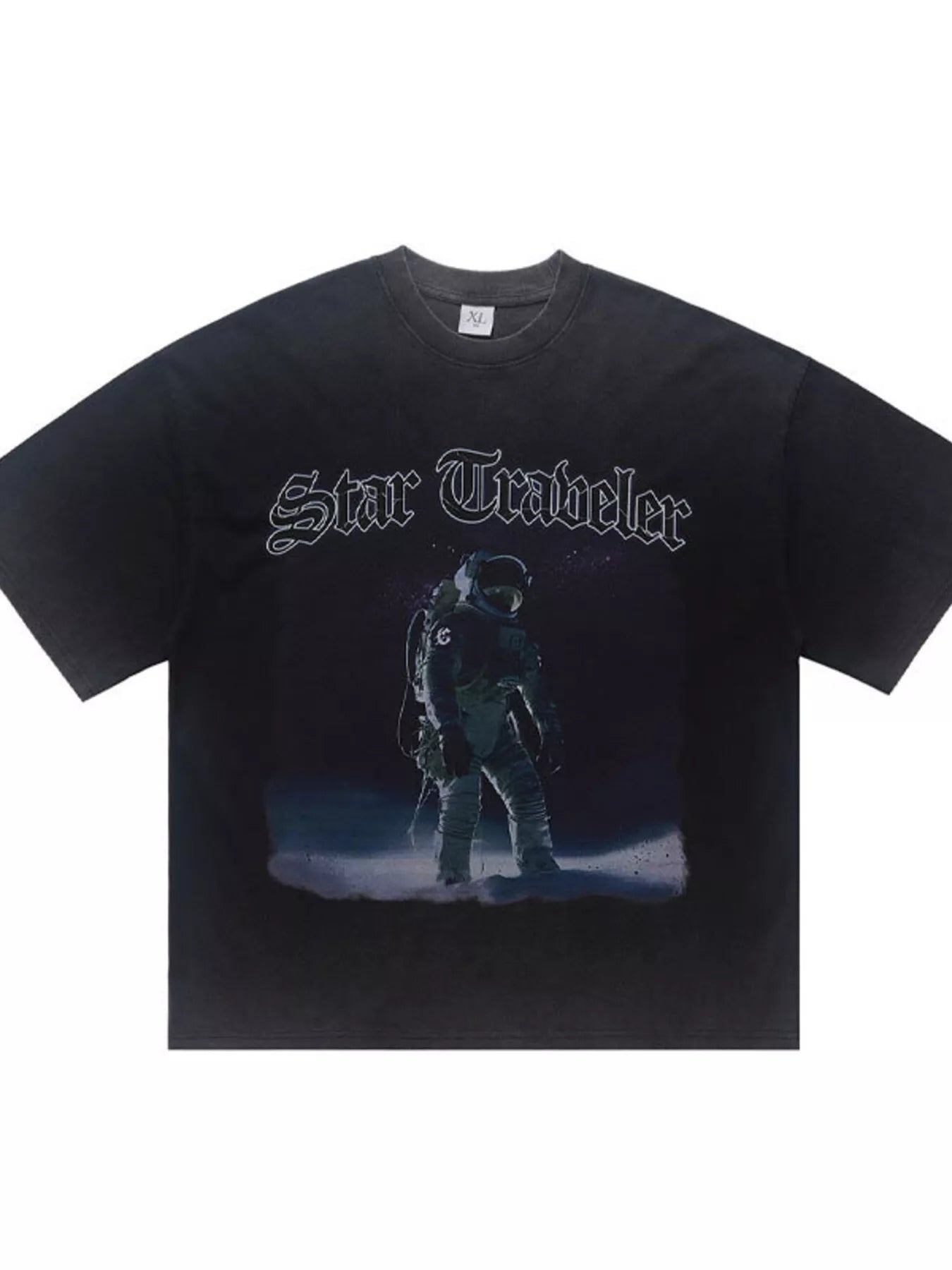 Men's Star Traveler Graphic Oversized T-Shirt