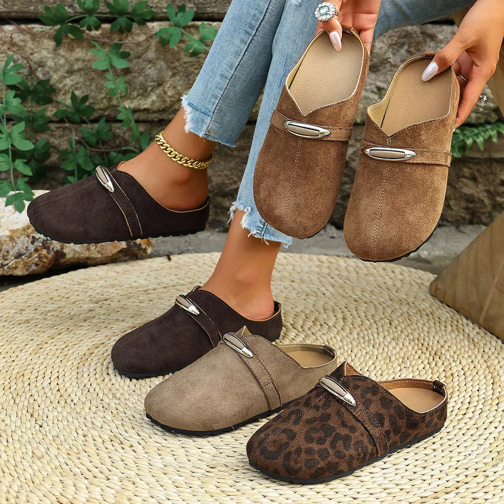 Round Toe Flats Slip-Ons