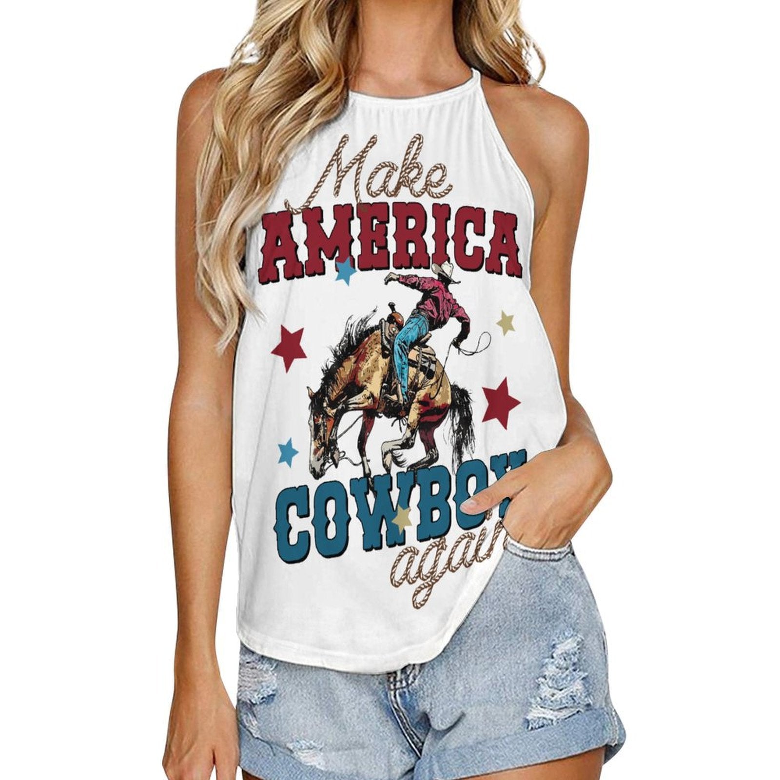 Baha Ranch Make America Cowboy Again Rodeo Tank