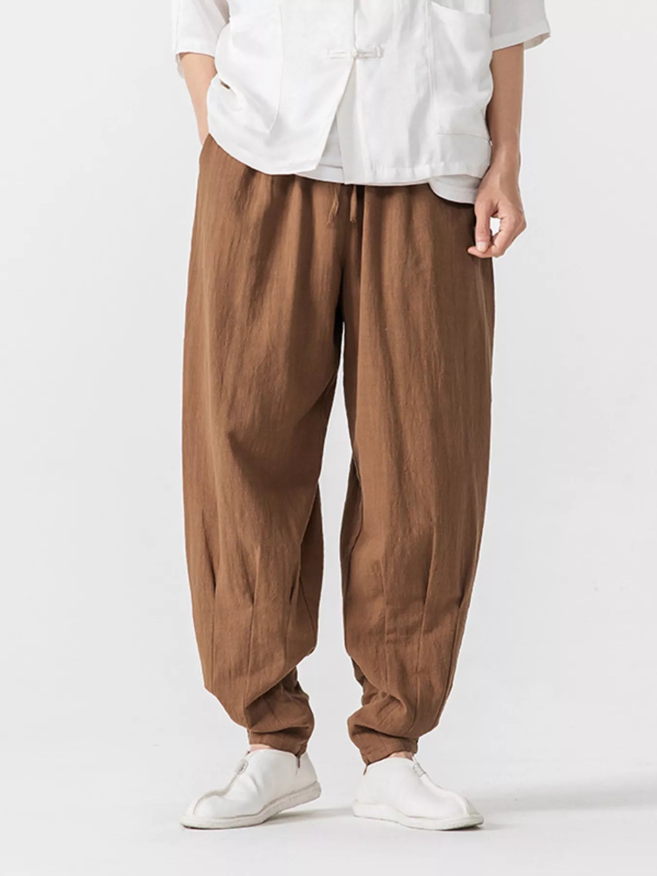 Men's Plus Size Loose Fit Harem Pants