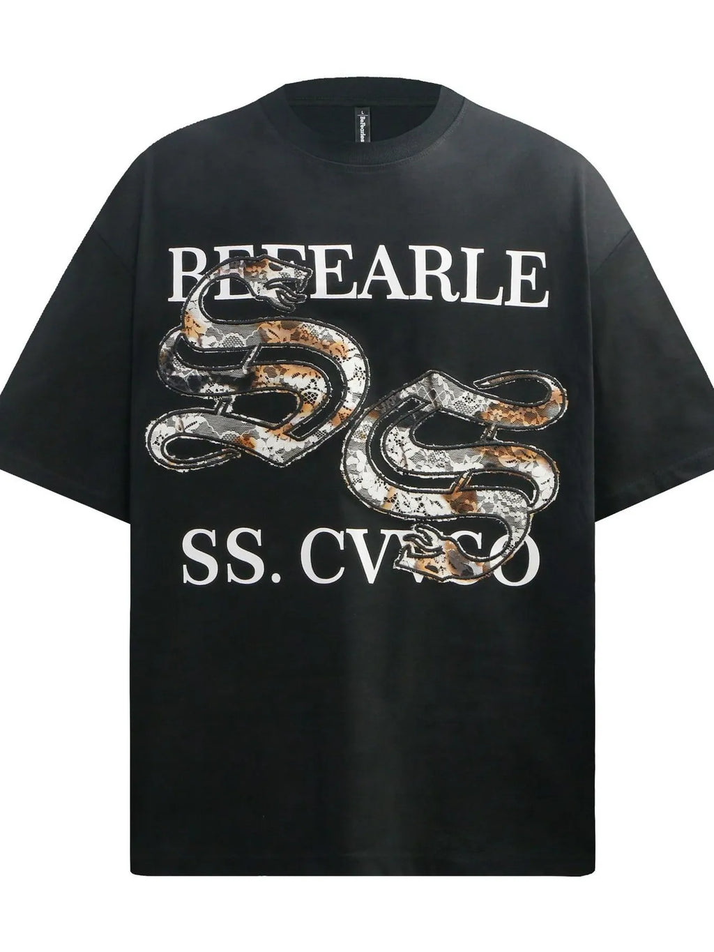 Men's Letter Graphic Round Neck T-Shirt
