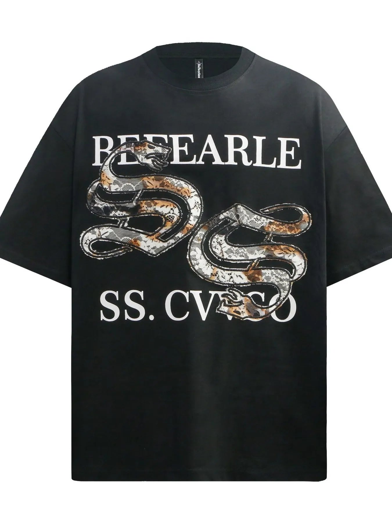 Men's Letter Graphic Round Neck T-Shirt