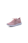 Breathable Mesh Round Toe Lace Up Athletic