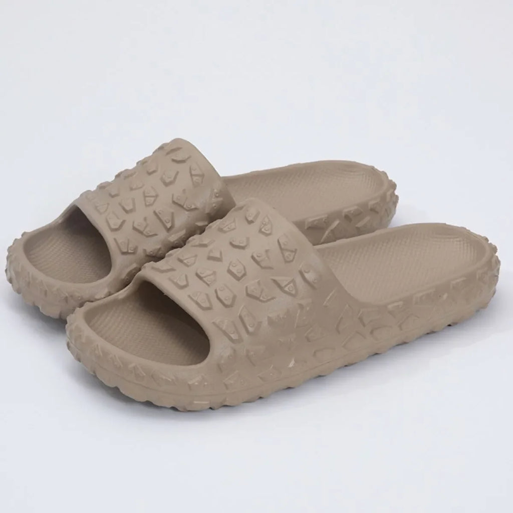 Open Toe Platform Slippers
