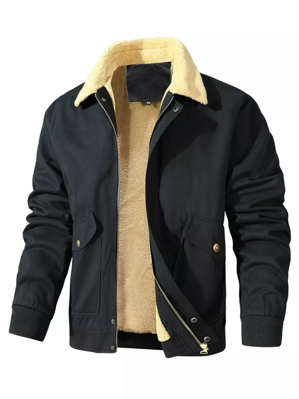 Men's Warm Sherpa Lined Jacket
