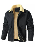 Men's Warm Sherpa Lined Jacket