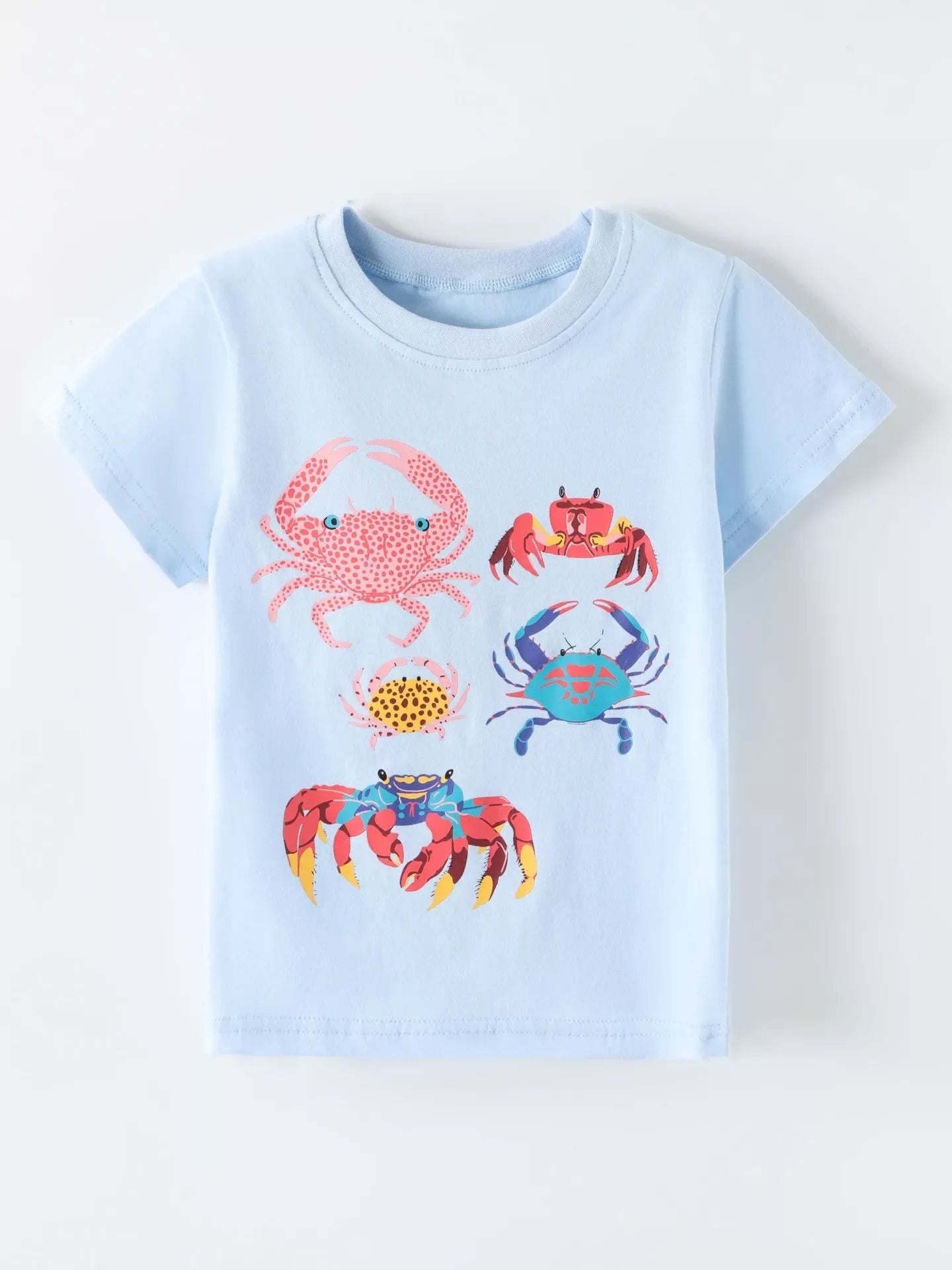 Children's Crab Round Neck T-Shirt