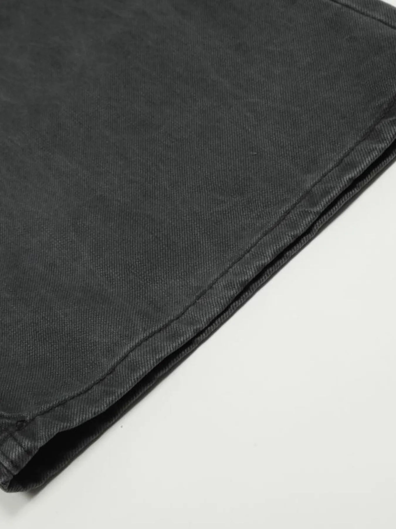 Men's Washed Cargo Wide Leg Jeans