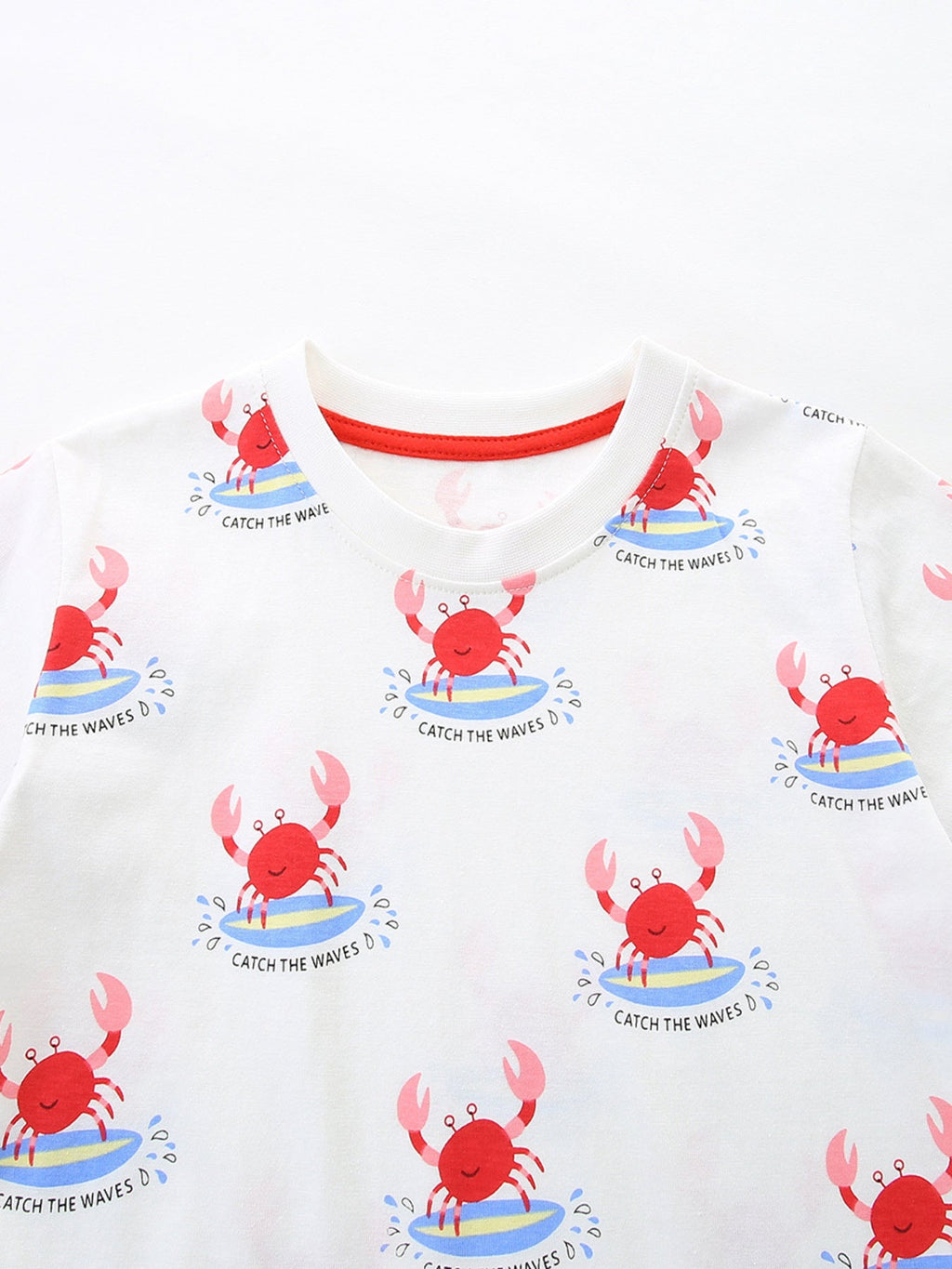 Children's Crab Print T-Shirt & Shorts Set