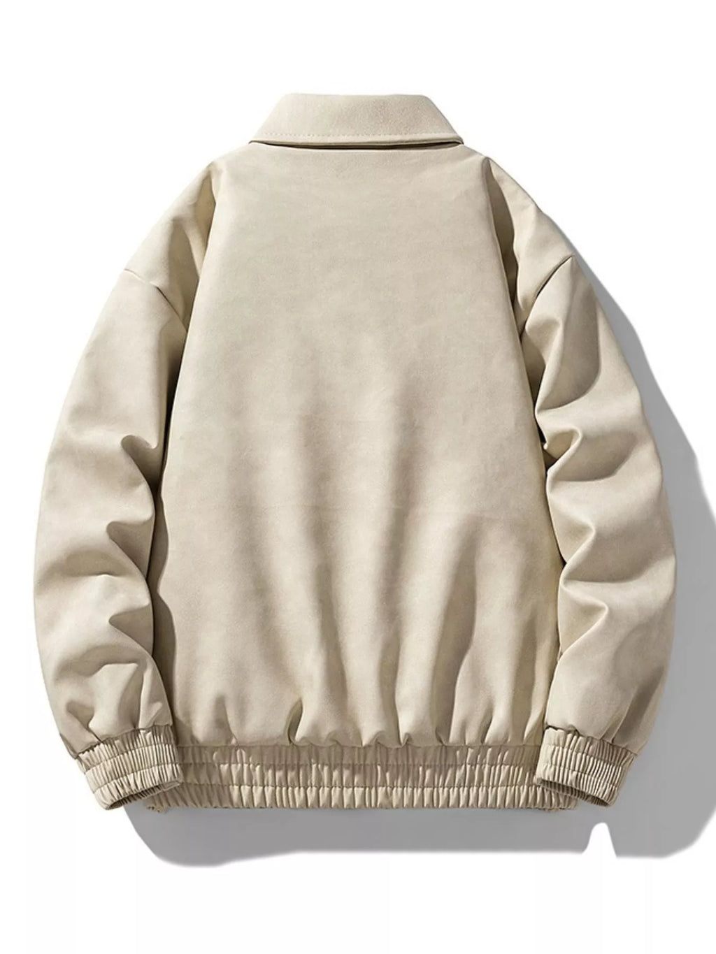 Men's Plus Size Zip Up Long Sleeve Jacket