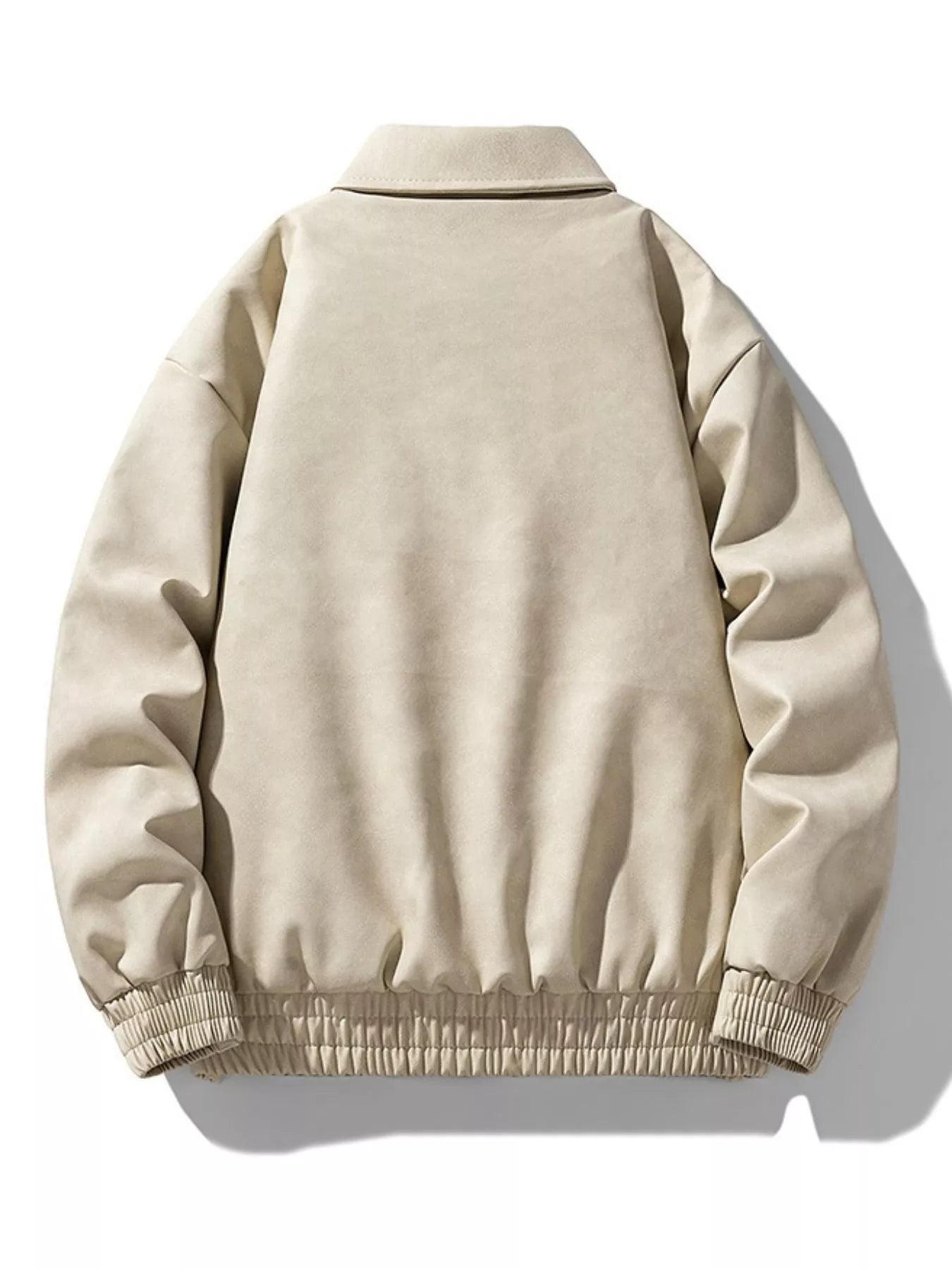 Men's Plus Size Zip Up Long Sleeve Jacket