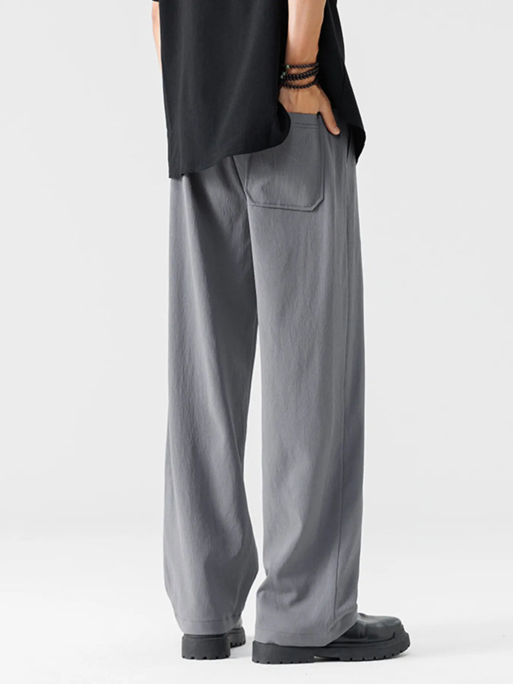Men's Full Size Wide Leg Pants Plus Size