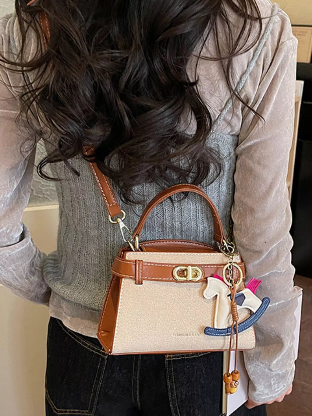 PU Leather Crossbody Bag