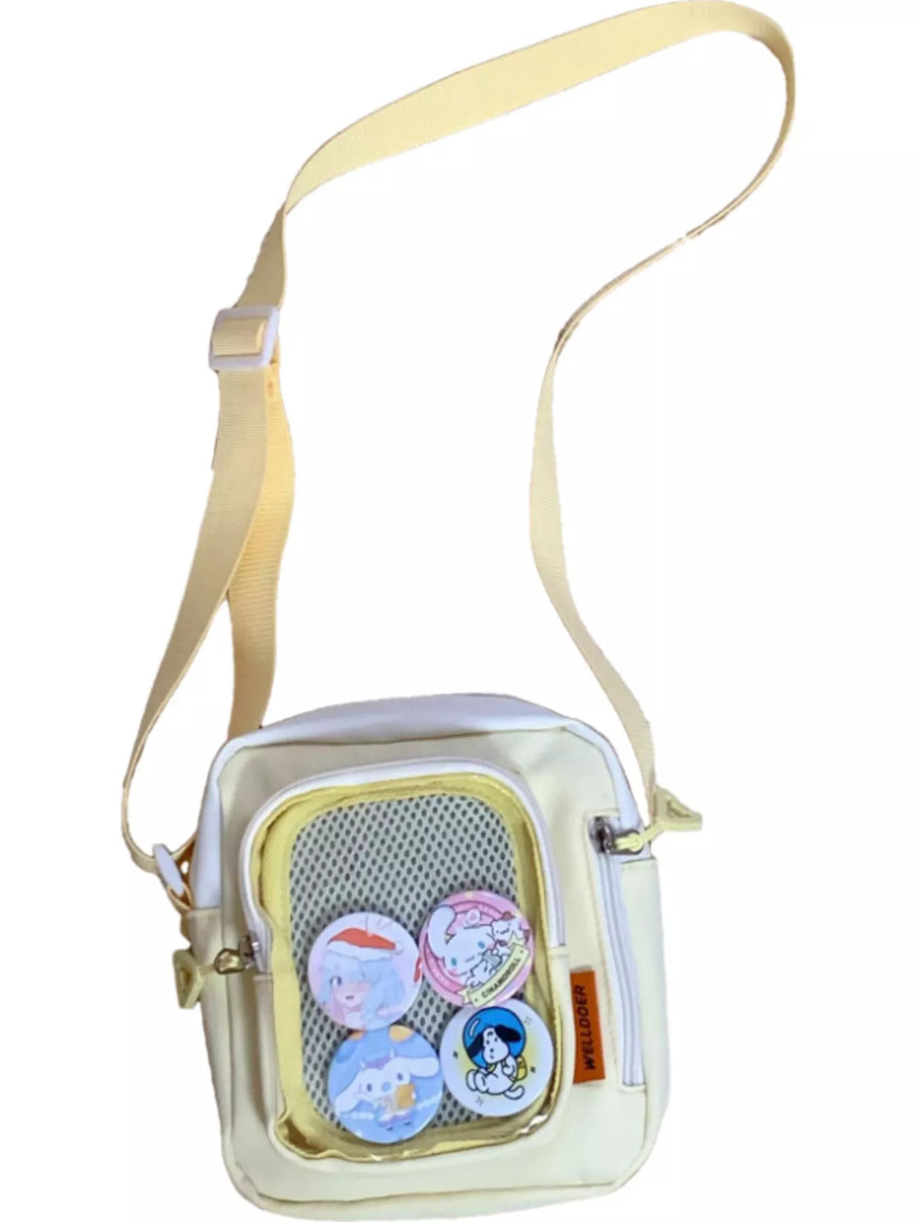 Badge Display Crossbody Bag