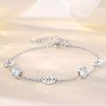 925 Sterling Silver Chain Geometric Bracelet