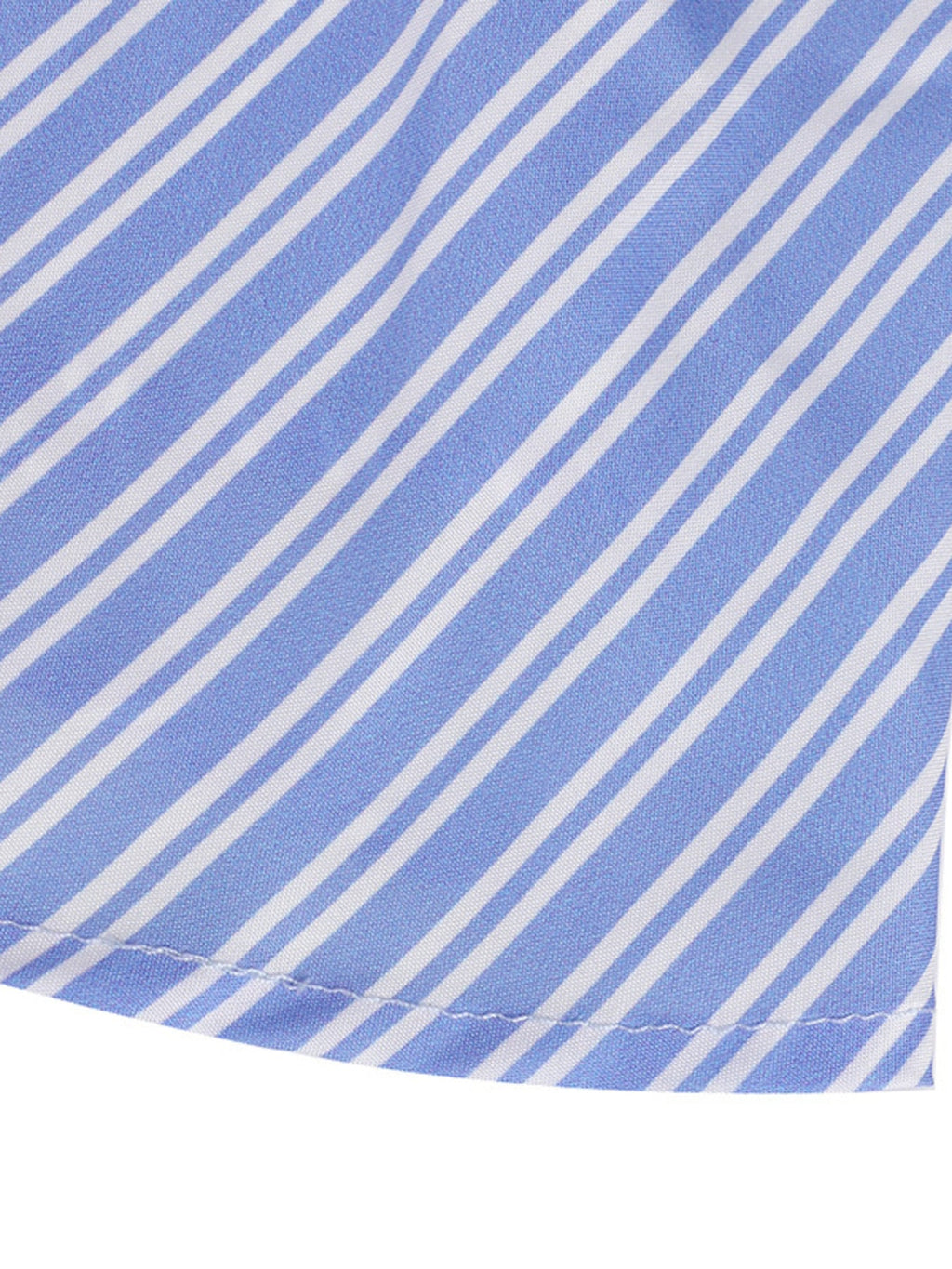 Striped Tie-Front Peplum Cami