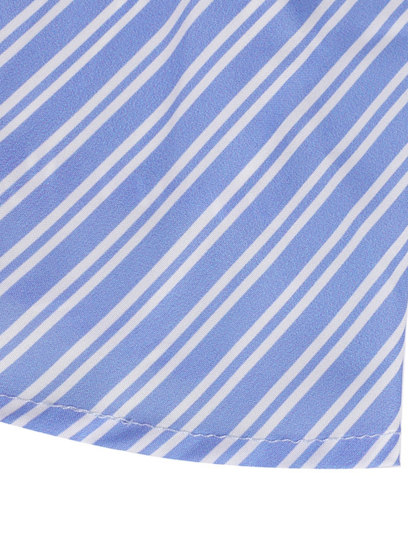 Striped Tie-Front Peplum Cami