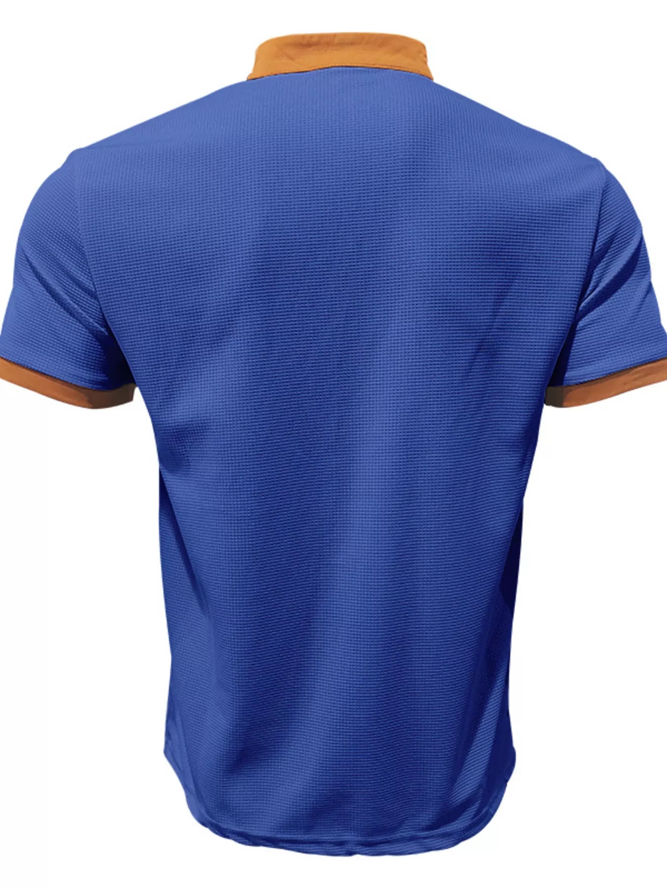 Men's Full Size Lace-Up Neckline Short Sleeve T-Shirt Plus Size