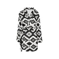 Baha Ranch Black Aztec Women's Western Bath Robe