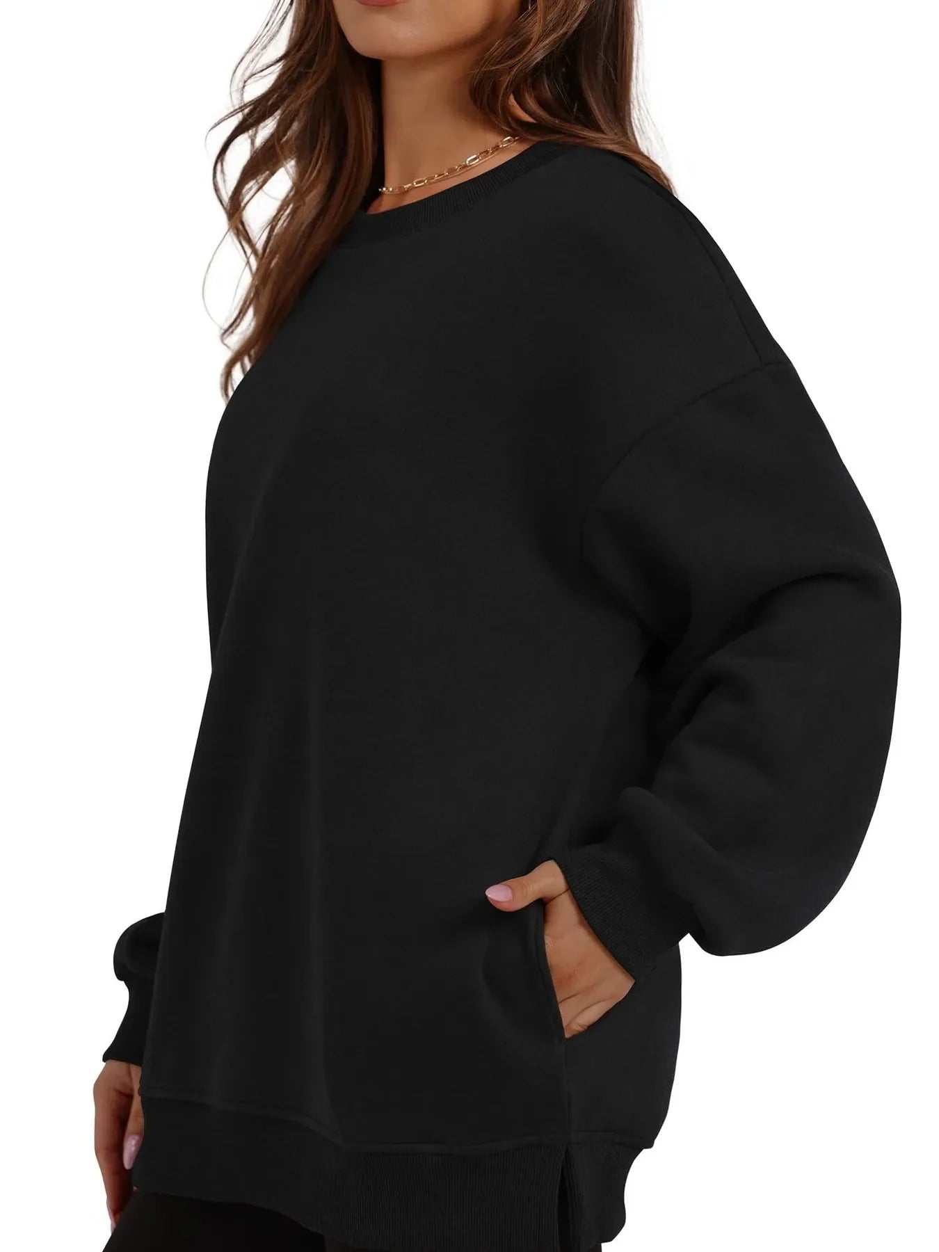 Oversized Long Sleeve Crewneck Sweatshirt