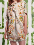 Printed Half Sleeve Shirt and Shorts Set