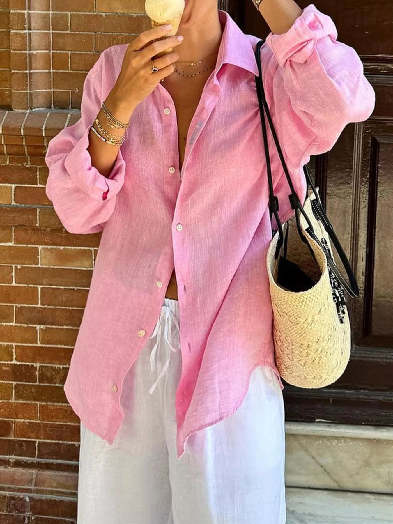 Button Up Long Sleeve Shirt